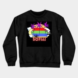 First name shirt!( Sofia)  It's a fun gift for birthday,Thanksgiving, Christmas, valentines day, father's day, mother's day, etc. Crewneck Sweatshirt